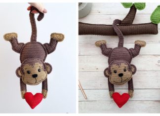 Crochet Valentine’s Day Monkey Amigurumi Patterns Crochet Valentine's Day Monkey Amigurumi Free Patterns