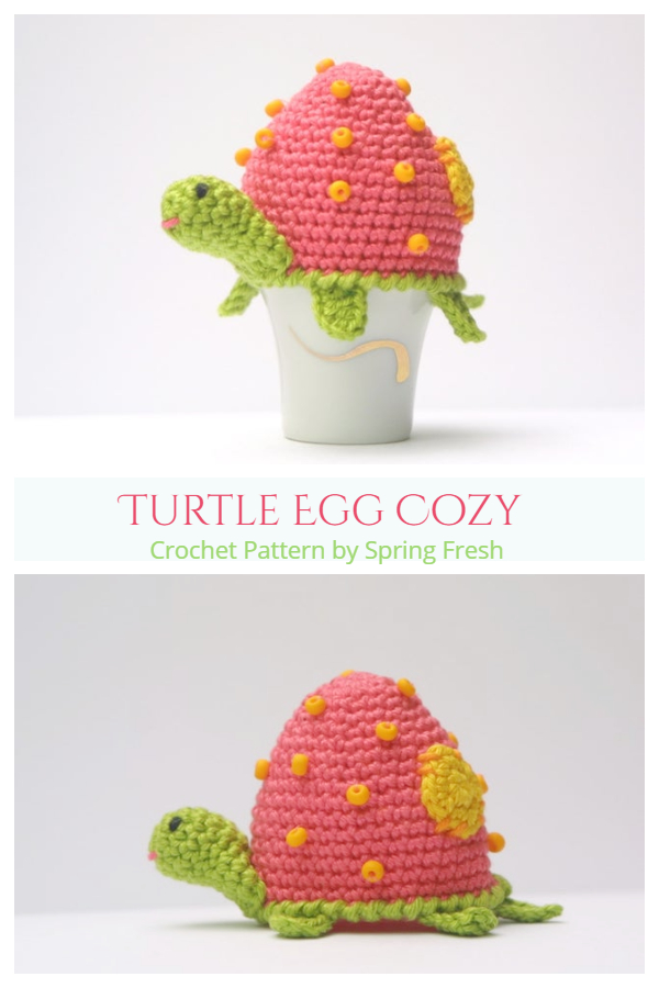 Fun Turtle Egg Cozy Crochet Patterns