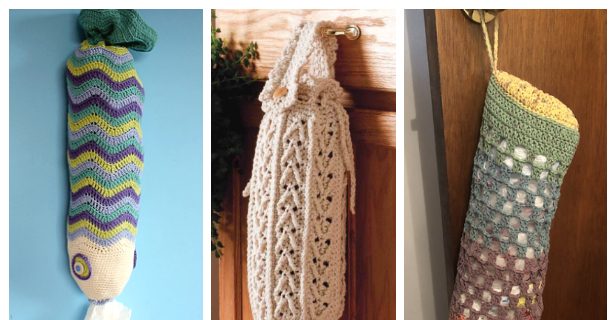 Free crochet bag online holder pattern