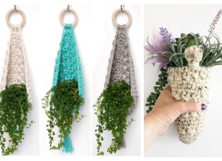 Wall Hanging Planter Cozy Crochet Patterns Wall Hanging Planter Cozy Free Crochet Patterns & Paid