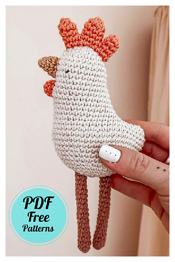 Crochet Cute Easter Chicken Amigurumi Free Pattern