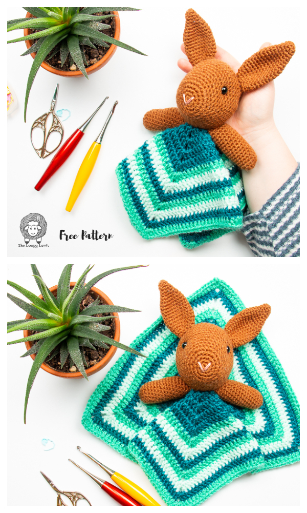 My Cuddle Bunny Lovey Free Crochet Patterns