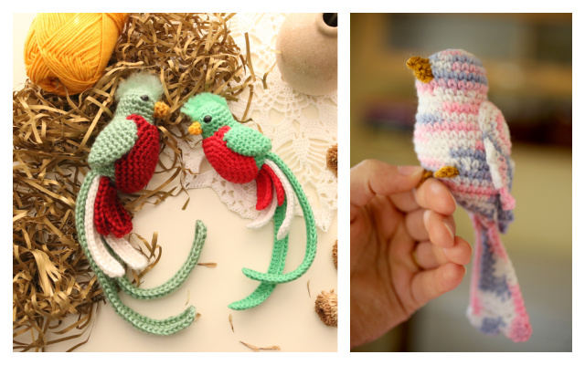 Crochet Simply Cute Blue Bird Amigurumi Free Patterns