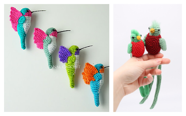 Crochet Simply Cute Blue Bird Amigurumi Free Patterns