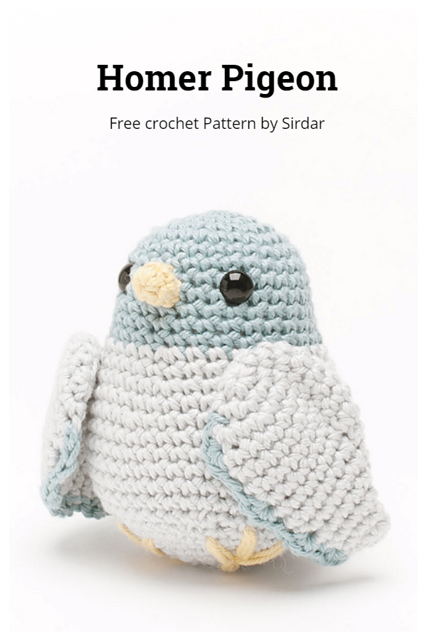 Crochet Homer Pigeon Amigurumi Free Patterns