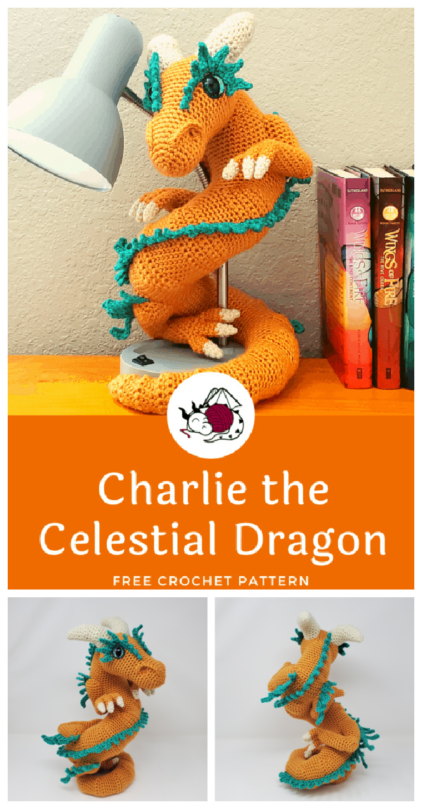 Crochet Charlie the Celestial Dragon Amigurumi Free Patterns