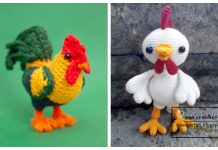 Crochet Rooster Amigurumi Free Patterns & Paid Crochet Rooster Amigurumi Free Patterns