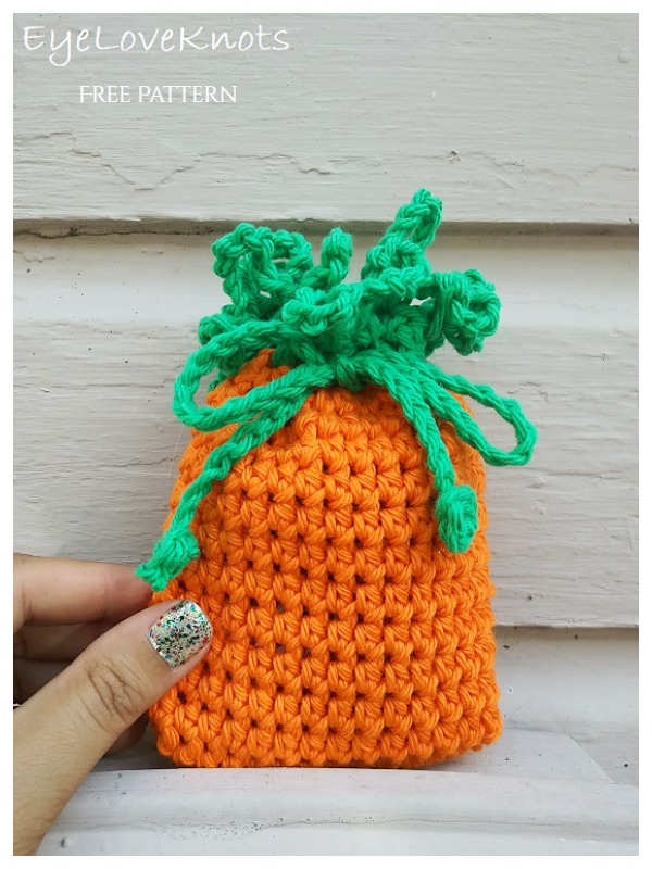 Easter Carrot Gift Bag Free Crochet Patterns
