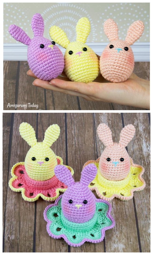 Easter Bunny Egg Free Crochet Patterns