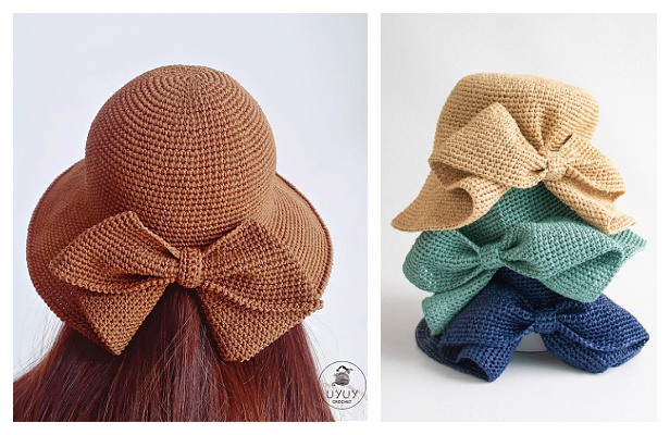 Bow Hat Crochet Pattern + Video