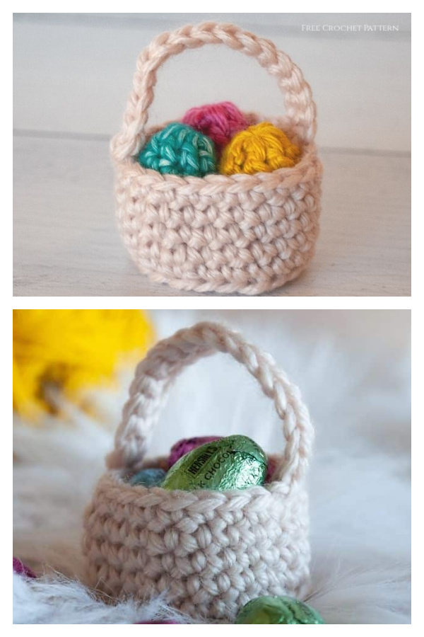 Mini Bunny Cups Free Crochet Patterns