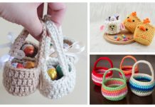 10 Mini Easter Basket Free Crochet Patterns Mini Easter Basket Free Crochet Patterns