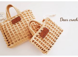 Mini Mesh Bag Free Crochet Pattern + Video Mini Mesh Bag Free Crochet Pattern + Video