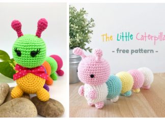 Crochet Caterpillar Amigurumi Free Patterns & P Crochet Caterpillar Amigurumi Free Patterns