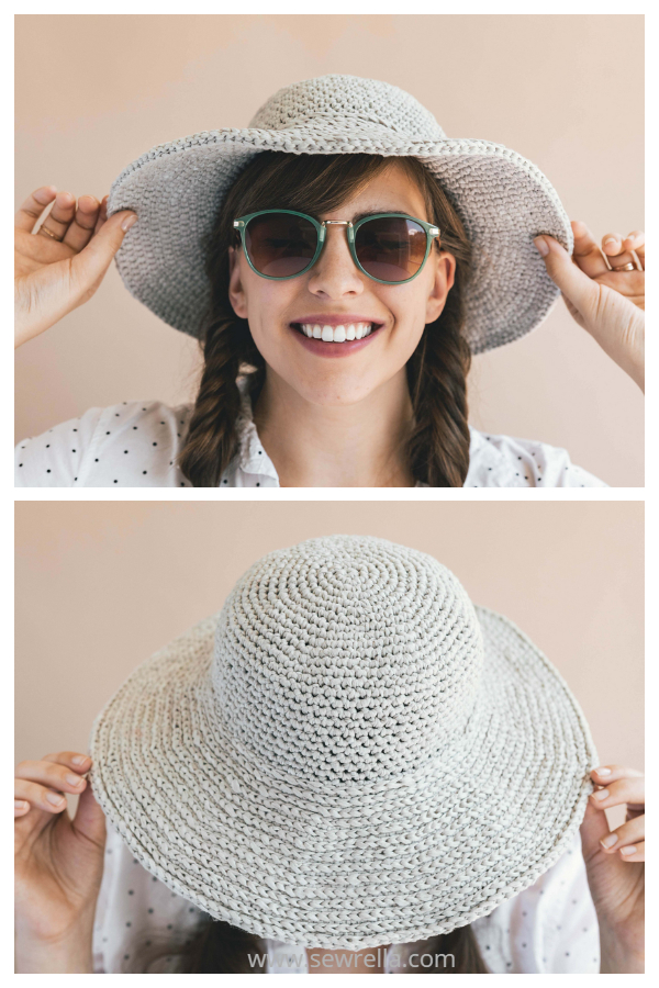 Easy June Sun Hat Free Crochet Patterns
