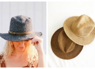 Easy Cool Brim Hat Crochet Patterns Easy Cool Brim Hat Free Crochet Patterns