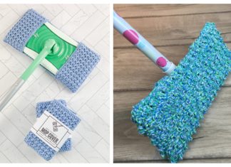10 Reusable Mop Cover Free Crochet Patterns Reusable Mop Cover Free Crochet Patterns
