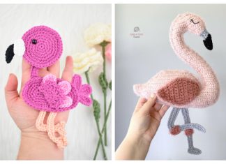 Sweet Flamingo Applique Crochet Patterns Sweet Flamingo Applique Crochet Patterns