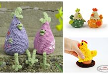 Easter Chicken Egg Cosy Set Crochet Patterns & Paid Easter Chicken Egg Cosy Set Crochet Patterns