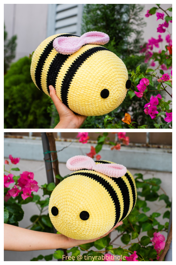 Amigurumi Tiktok Bumblebee Free Crochet Patterns