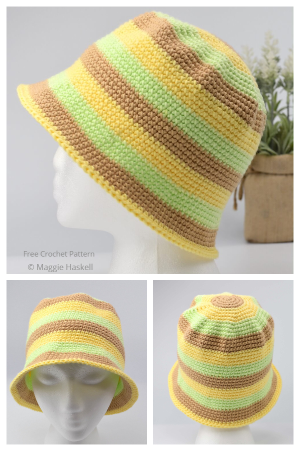 The Copacabana Bucket Hat Crochet Patterns