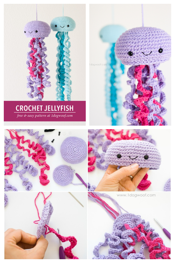 Crochet Friendly Jellyfish Amigurumi Free Patterns