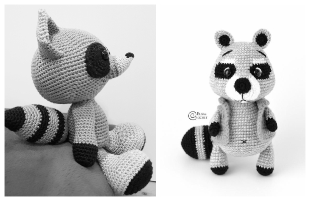 Crochet Raccoon Amigurumi Free Patterns
