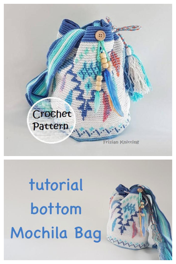 Feather Mochila Bag Crochet Patterns 