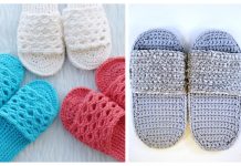 Spa Slippers Free Crochet Patterns & Paid Spa Slippers Free Crochet Patterns