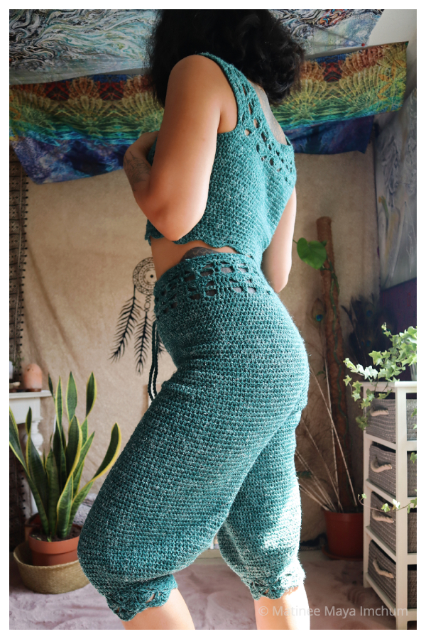 Women Summer Sideways Shorts Free Crochet Patterns