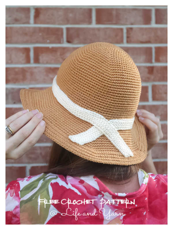 Summer Sun Hat Free Crochet Pattern