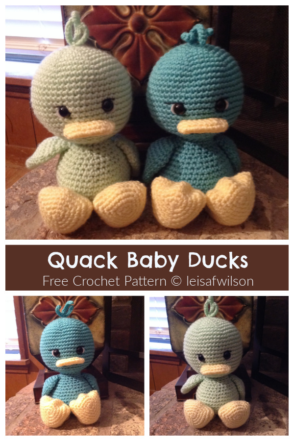 Crochet Quack Baby Duck Amigurumi Free Patterns