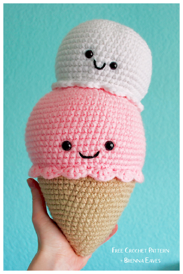Crochet Ice Cream Amigurumi Free Patterns