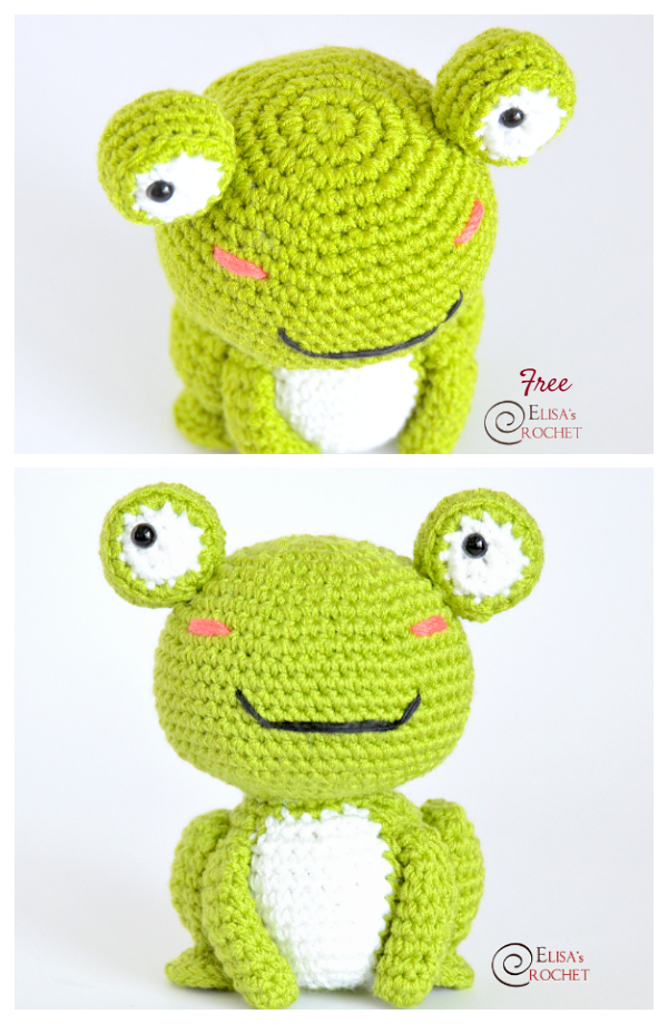 Crochet Toy Baby Frog Amigurumi Free Patterns