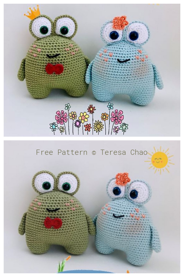 Crochet Smile Frog Amigurumi Free Patterns