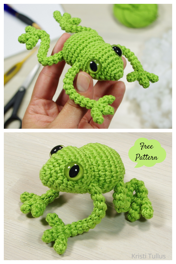 Crochet Toy Tree Frog Amigurumi Free Patterns