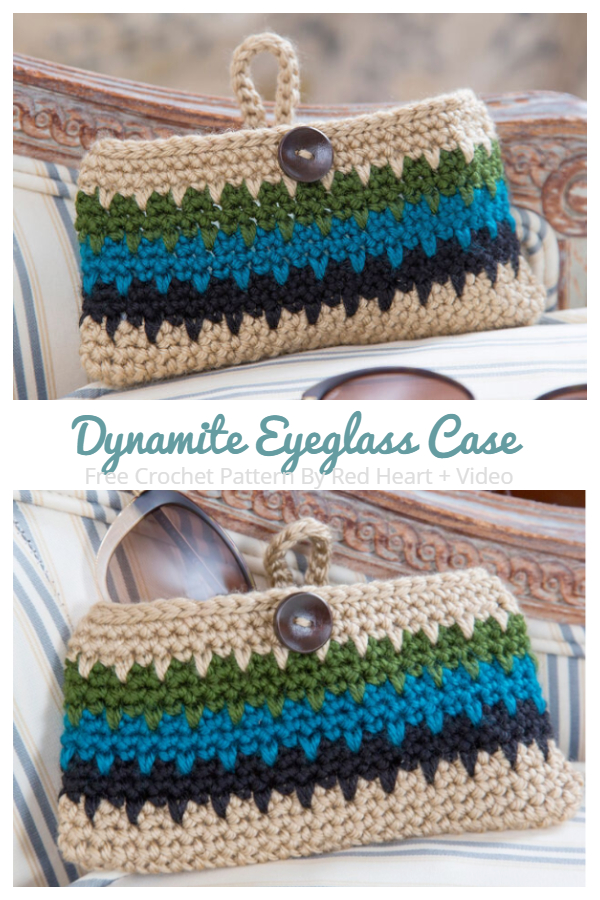 Dynamite Eyeglass Cases Free Crochet Patterns