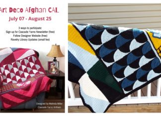 Art Deco Afghan Blanket Free Crochet Pattern Art Deco Afghan Blanket Free Crochet Pattern