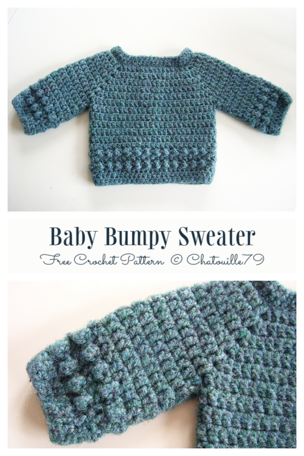 Baby Bumpy Sweater Free Crochet Patterns