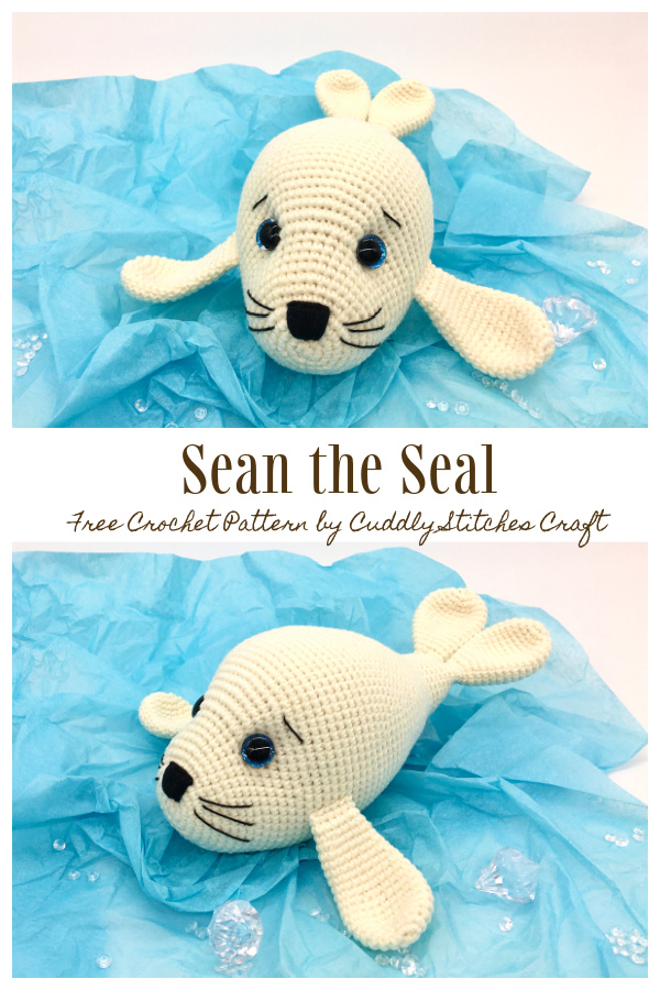 Crochet Sean the Seal Amigurumi Free Patterns