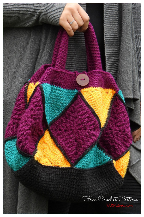 Mystery Medley Tote Bag Free Crochet Patterns