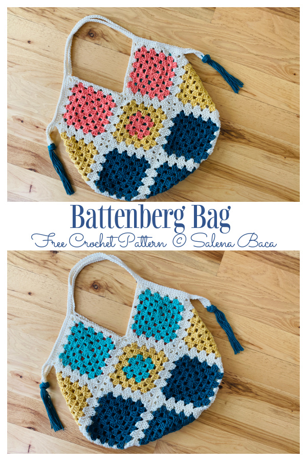 Battenberg Bag Free Crochet Patterns