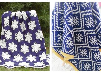 Snowflake Blanket Free Crochet Patterns & Paid Snowflake Blanket Free Crochet Patterns