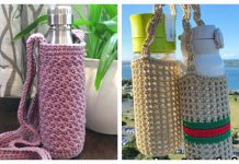 Water Bottle Holder Free Crochet Patterns Water Bottle Holder Free Crochet Patterns