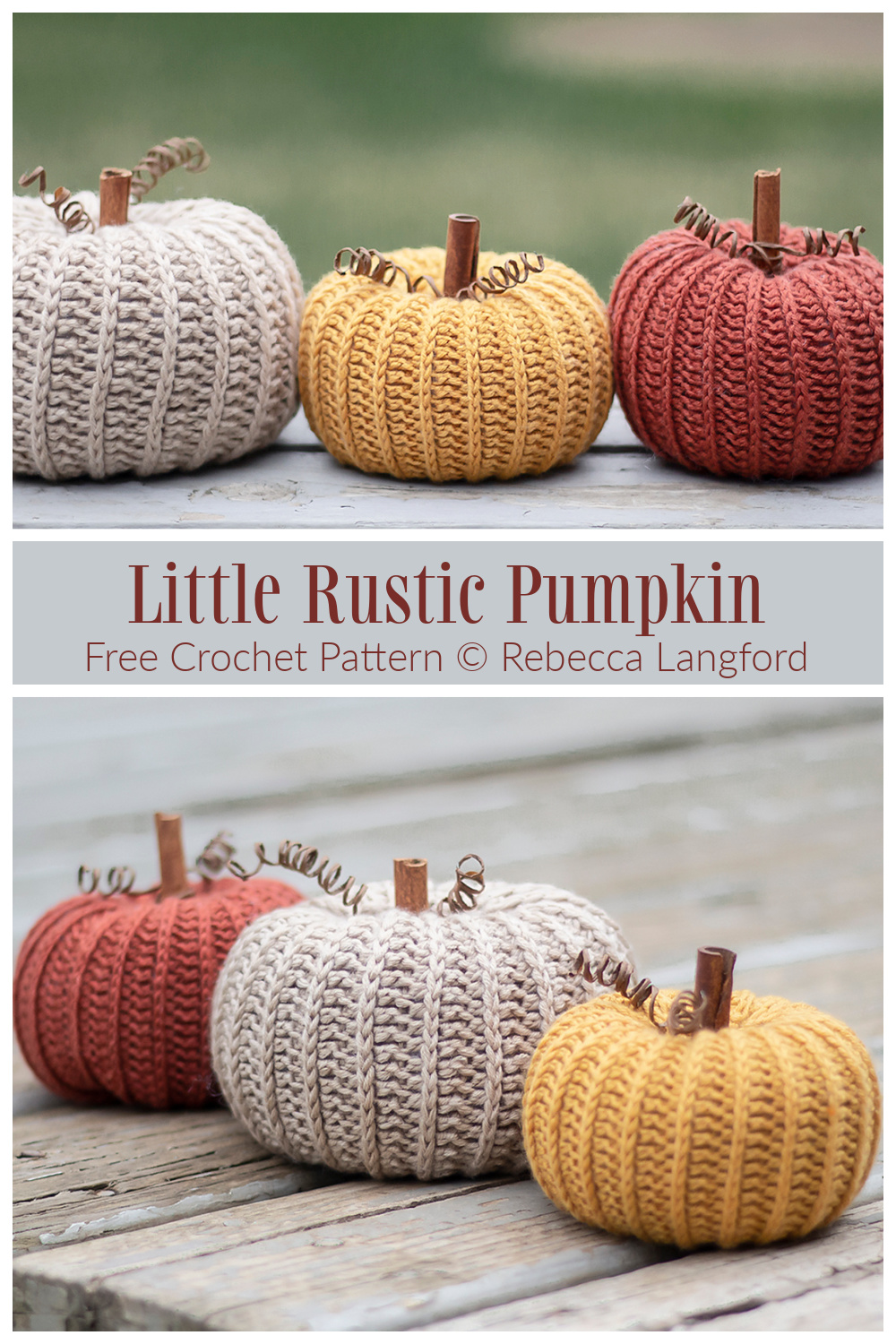 Little Rustic Pumpkin Free Crochet Patterns