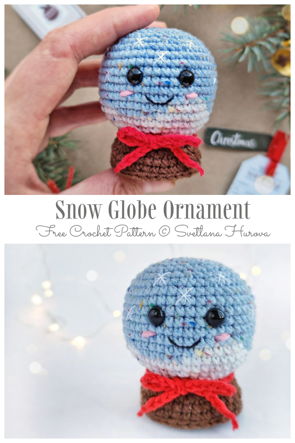 Crochet Snow Globe Amigurumi Free Patterns