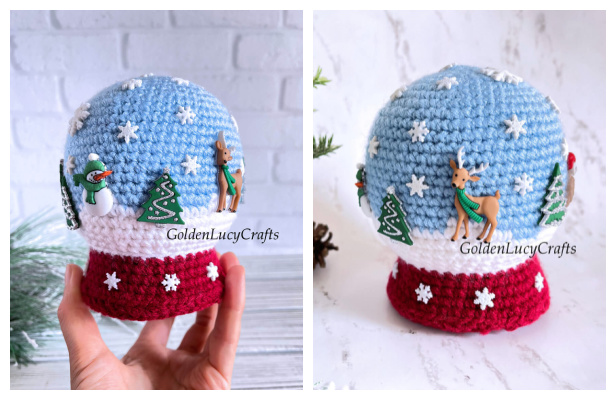 Crochet Snow Globe Amigurumi Free Pattern