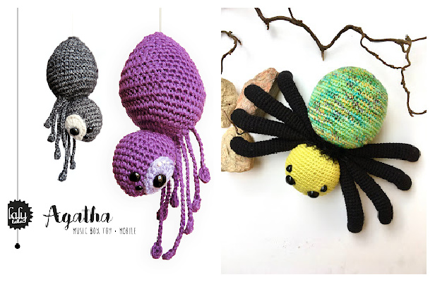 Crochet Spider Amigurumi Free Patterns
