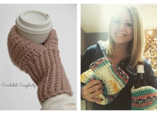 Coffee/Beer Drink Buddy Mitten Crochet Patterns Coffee/Beer Drink Buddy Mitten Crochet Patterns