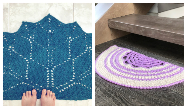 Paved Diamonds Rug Free Crochet Patterns